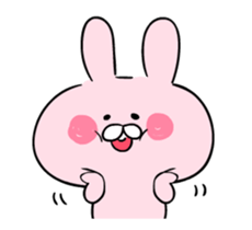 Loose love moving rabbit. sticker #13051306