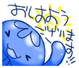 Four seasons of the jellyfish sticker #13051332