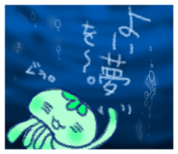 Four seasons of the jellyfish sticker #13051333