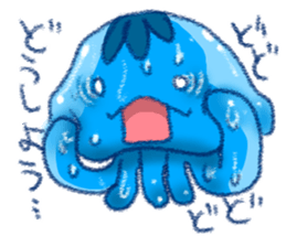 Four seasons of the jellyfish sticker #13051335