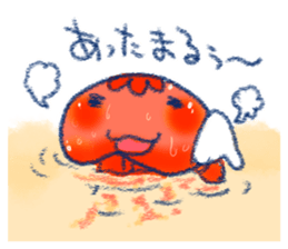 Four seasons of the jellyfish sticker #13051337