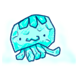Four seasons of the jellyfish sticker #13051346