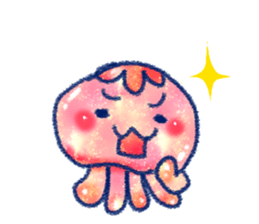 Four seasons of the jellyfish sticker #13051360