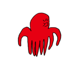 Octopus&friend sticker #13051443