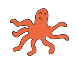 Octopus&friend sticker #13051451