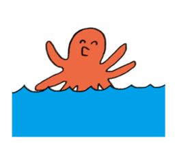 Octopus&friend sticker #13051452