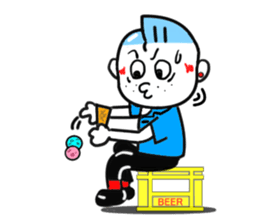 Rock 'n' roll man Tari4 sticker #13052339