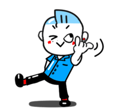 Rock 'n' roll man Tari4 sticker #13052349