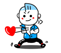 Rock 'n' roll man Tari4 sticker #13052350