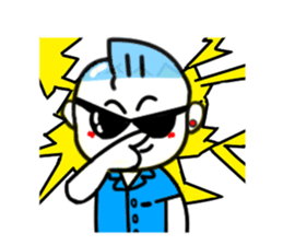 Rock 'n' roll man Tari4 sticker #13052357