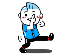 Rock 'n' roll man Tari4 sticker #13052366