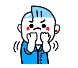 Rock 'n' roll man Tari4 sticker #13052367