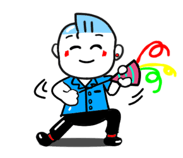 Rock 'n' roll man Tari4 sticker #13052368