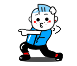 Rock 'n' roll man Tari4 sticker #13052371