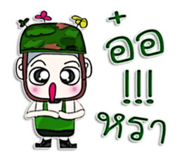 Mr. Miki. Soldier ^^ sticker #13052469