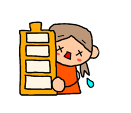 Orange chan..8 sticker #13052494