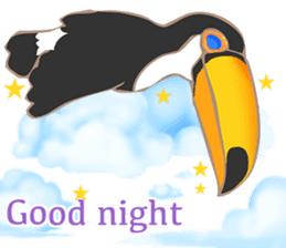 Vividly Toco Toucans! sticker #13053209