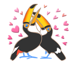 Vividly Toco Toucans! sticker #13053223