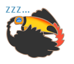 Vividly Toco Toucans! sticker #13053225