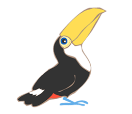 Vividly Toco Toucans! sticker #13053231