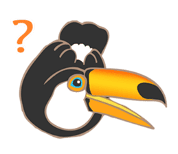Vividly Toco Toucans! sticker #13053233