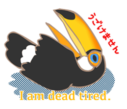 Vividly Toco Toucans! sticker #13053238