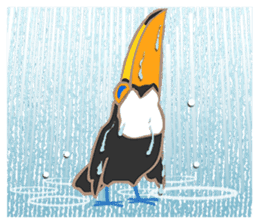 Vividly Toco Toucans! sticker #13053241