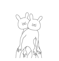 High speed rabbit Animated sticker #13053397