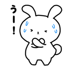 Sticker of Cry of the rabbit sticker #13054309