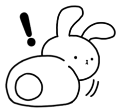 Sticker of Cry of the rabbit sticker #13054313