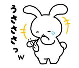 Sticker of Cry of the rabbit sticker #13054325