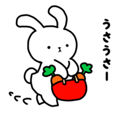 Sticker of Cry of the rabbit sticker #13054327