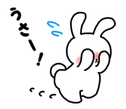 Sticker of Cry of the rabbit sticker #13054328