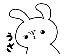 Sticker of Cry of the rabbit sticker #13054330