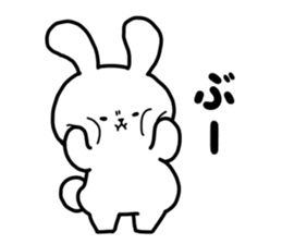 Sticker of Cry of the rabbit sticker #13054331