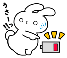 Sticker of Cry of the rabbit sticker #13054334