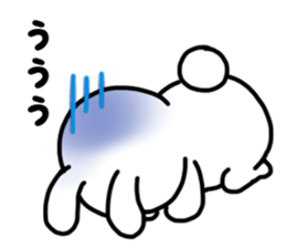 Sticker of Cry of the rabbit sticker #13054336