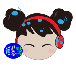 Q-ling sister 2 sticker #13054803