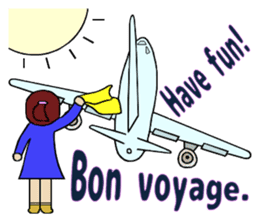Bon voyage sticker #13055106