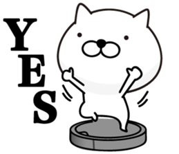 White Ball Cats 6nd. sticker #13055169