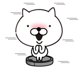 White Ball Cats 6nd. sticker #13055179