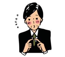 Salaryman of drunk sticker #13055412