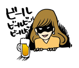 Salaryman of drunk sticker #13055437