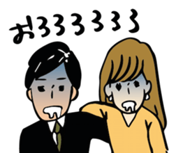 Salaryman of drunk sticker #13055439