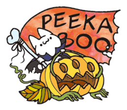 Halloween party of Invective Mr. kitten. sticker #13057033