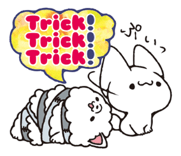 Halloween party of Invective Mr. kitten. sticker #13057039