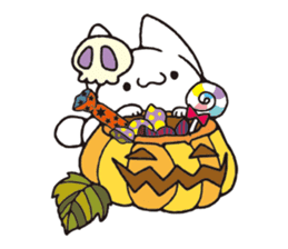 Halloween party of Invective Mr. kitten. sticker #13057044