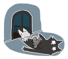 Halloween party of Invective Mr. kitten. sticker #13057062