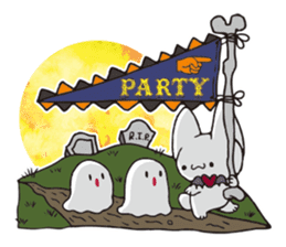 Halloween party of Invective Mr. kitten. sticker #13057066
