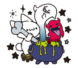 Halloween party of Invective Mr. kitten. sticker #13057067